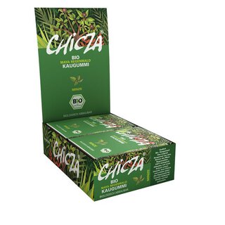 10er Pack CHICZA Bio-Kaugummi Minze, 10x30 g