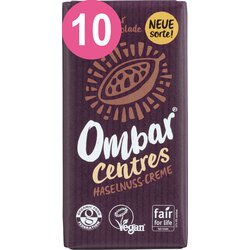 Ombar 10er Pack Ombar CENTRES Haselnuss Creme...