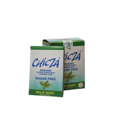 10er Pack CHICZA Bio-Kaugummi Minze ZUCKERFREI, 10x30 g
